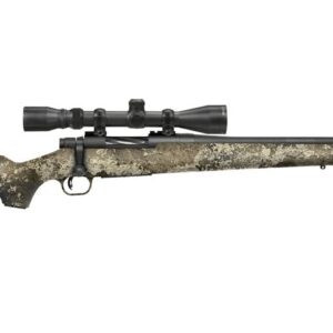 Mossberg Patriot 7mm-08 Remington Youth Super Bantam Bolt-Action Rifle with 3-9x40mm Scope and Strata Camo Stock