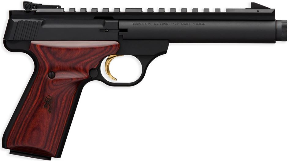 Browning Buck Mark 22LR Field Target Suppressor Ready Rimfire Pistol