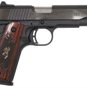Browning 1911-380 Medallion Pro Full-Size 380 ACP with Checkered Rosewood Grips