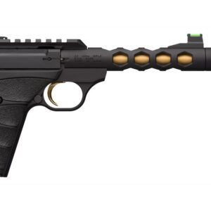 Browning Buck Mark Plus Vision 22LR Black/Gold Suppressor Ready Rimfire Pistol