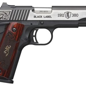Browning 1911-380 Black Label Medallion 380 ACP with Neo-Classical American Engraving