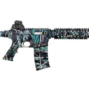 Mossberg 715T Flat Top 22 LR Semi-Auto Rifle with Muddy Girl Serenity Camo Stock