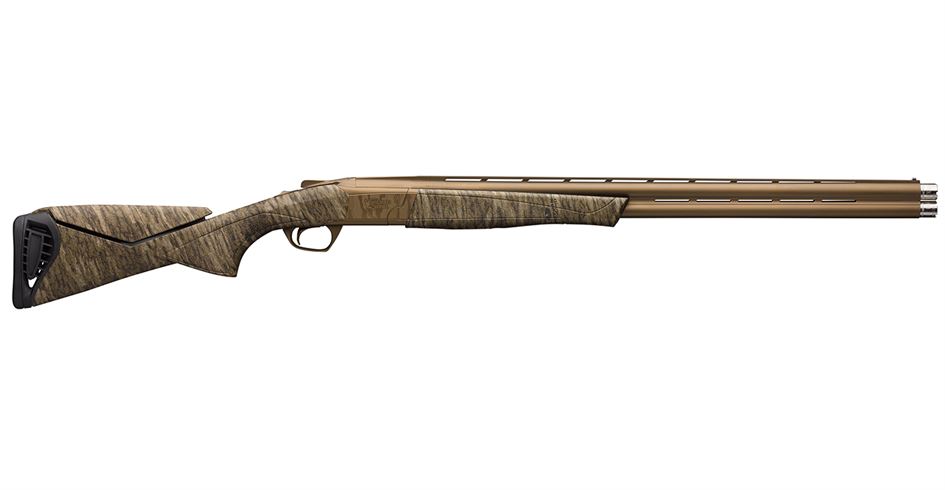 Browning Cynergy Wicked Wing 12 Gauge Over/Under Shotgun with 26 Inch Barrel and Mossy Oak Bottomland Camo Stock