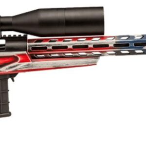 Howa HCR Bolt Action Rifle HCRA72597USK, 6.5 Creedmoor, 26″, Luth-AR MBA-4/Aluminum Chassis Black Stock, American Flag Cerakote/Black Finish, 10 Rd