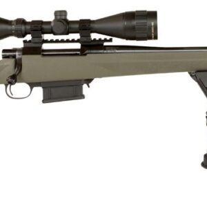 Howa Gameking Rifle Package HGK36107BP, 223 Remington, 20″, Green Hogue Overmolded Stock, Blued Finish, 10 Rds