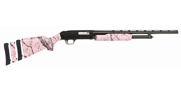 Mossberg 500 Super Bantam 20 Gauge Shotgun with Pink Marble Stock