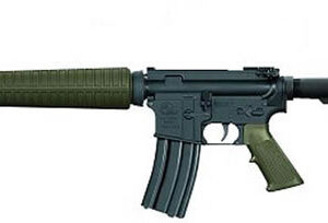 Armalite 15A4CC Tactical AR-15 Rifle, 223 Remington, 16″ Chrome Lined, Semi-Auto, Green Fbrglass Stock, Black Matte Finish, 30 Rds