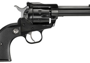 Ruger 10623 Single-Six Convertible 22LR/22Mag 4.62″ 6rd w/AS Blk Rubbr Grip Blue