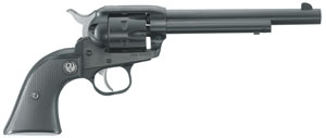 Ruger Single-Six Convertible 22LR/22Mag 6.5″ 6rd w/FS Blk Rubber Grip Blue
