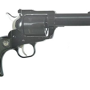 Ruger 10445 Blackhawk New Model 45 Colt 4.62″ 6rd Black Hard Rubber Grip Blue