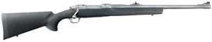 Ruger 77 Bolt 375 Ruger 20″ Hogue OverMolded Matte Stainless