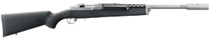 Ruger 5828 Mini-14 Target Semi-Automatic 223 Remington 22″ Barrel, 5+1 Rounds, Hogue Overmolded Black Stock, Stainless Steel