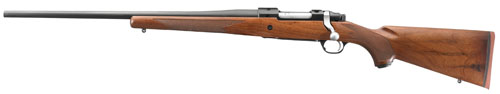 Ruger 17163 77 Bolt 338 Ruger Compact Magnum 20″ American Walnut Blue