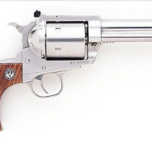 Ruger, Super BlackHawk Standard, 44 MAG, 4.62″ Barrel, 6-Shot, Rosewood Grip, Stainless Finish