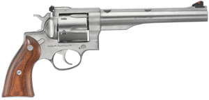 Ruger 5003 Redhawk Hunter DAA 44 RemMag 7.5″ 6rd Rosewood Grip Satin Stainless