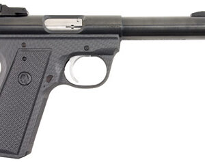 Ruger 10157 22LR 5.5″ 10+1 Checkered Grip Carbon Fiber Finish