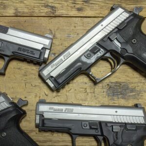 Sig Sauer P229R 40 S&W Two-Tone DA/SA Police Trade-in Pistols with Rail (Fair Condition)
