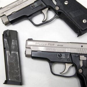 Sig Sauer P229 Stainless 357 Sig Police Trades with 2 Magazines