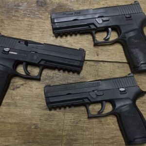 Sig Sauer P250 Full-Size 40 S&W DAO Police Trade-ins with Night Sights (Fair Condition)