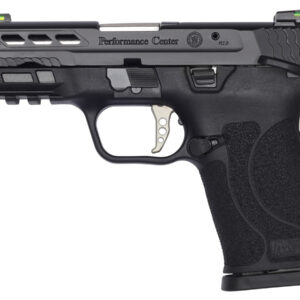Smith & Wesson M&P9 Shield EZ 9mm Performance Center Pistol with Silver Ported Barrel and Thumb